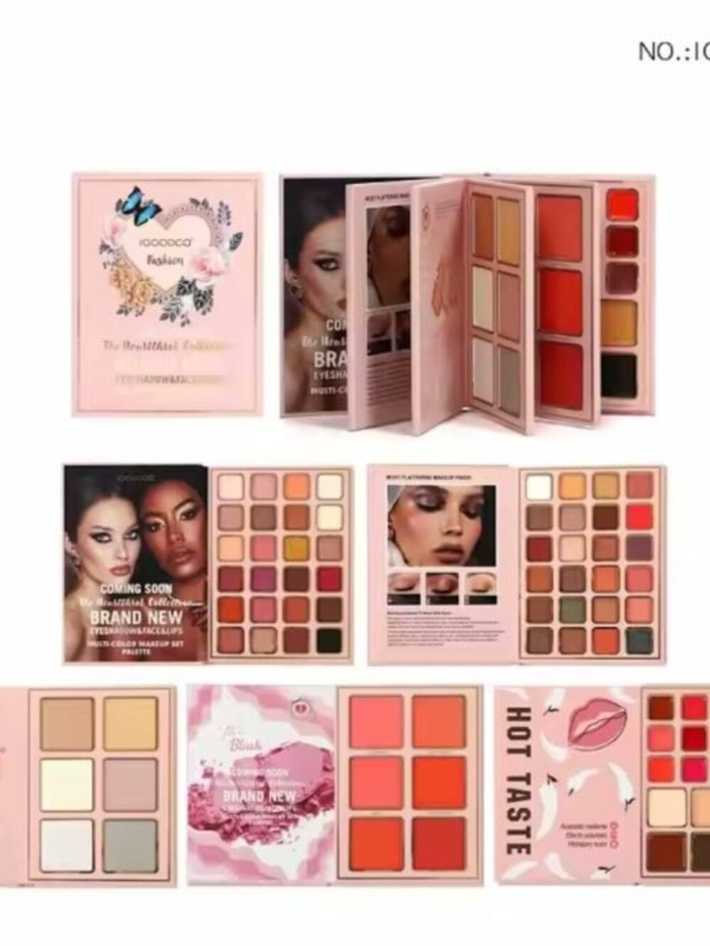 MSRP $45 | IGOODCO 78-Color 5-Page Book Style Makeup Palette – All-in-One Kit